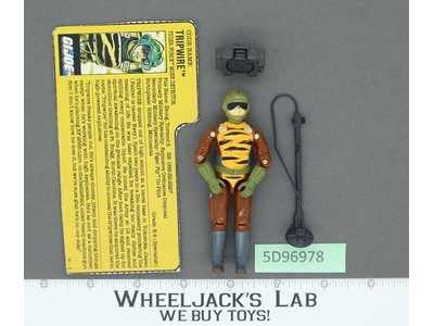 Tripwire V3 Tiger Force 100% Complete 1988 G.I. Joe Hasbro Vintage Action Figure