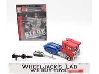 Optimus Prime 100% Complete Transformers Siege War For Cybertron Hasbro Figure