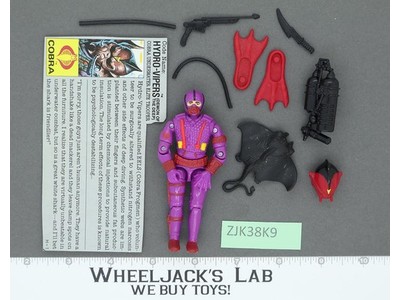 Hydro-Viper V1 100% Complete G.I. Joe 1988 Hasbro Vintage Action Figure