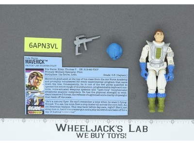 Maverick V1 100% Complete G.I. Joe 1987 Hasbro Vintage Action Figure