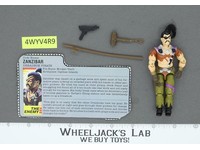 Zanzibar V1 100% Complete G.I. Joe 1987 Hasbro Vintage Action Figure