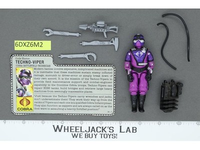 Techno-Viper V1 100% Complete 1987 G.I. Joe Hasbro Vintage Action Figure