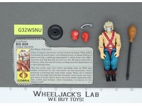 Big Boa V1 100% Complete G.I. Joe 1987 Hasbro Vintage Action Figure