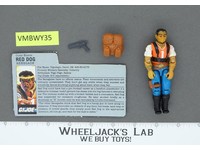 Red Dog V1 100% Complete G.I. Joe 1987 Hasbro Vintage Action Figure