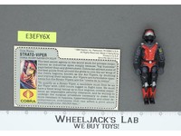 Strato-Viper V1 100% Complete G.I. Joe 1986 Hasbro Vintage Action Figure