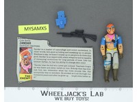 Zandar V1 100% Complete G.I. Joe 1986 Hasbro Vintage Action Figure