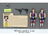 Tomax & Xamot V1 100% Complete G.I. Joe 1985 Hasbro Vintage Action Figure