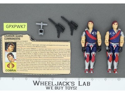 Tomax & Xamot V1 100% Complete G.I. Joe 1985 Hasbro Vintage Action Figure