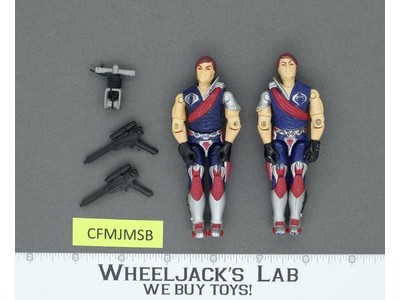 Tomax & Xamot V1 100% Complete G.I. Joe 1985 Hasbro Vintage Action Figure