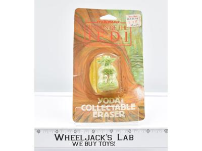 Yoda Collectable Eraser 1983 Star Wars ROTJ NEW IN PACKAGE LFL Vintage