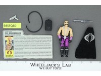 Dr. Mindbender V1 100% Complete G.I. Joe 1986 Hasbro Vintage Action Figure