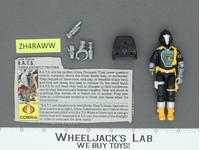 B.A.T.S. V1 100% Complete G.I. Joe 1986 Hasbro Vintage Action Figure