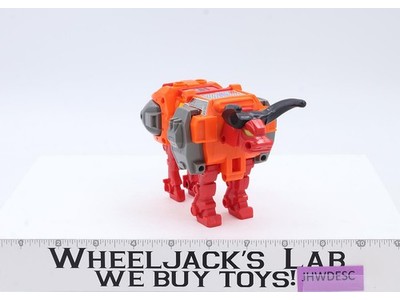 Tantrum Predaking 1986 Vintage Hasbro G1 Transformers Bull Action Figure