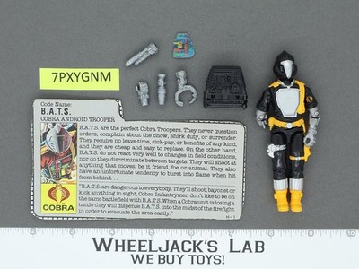 B.A.T.S. V1 100% Complete G.I. Joe 1986 Hasbro Vintage Action Figure