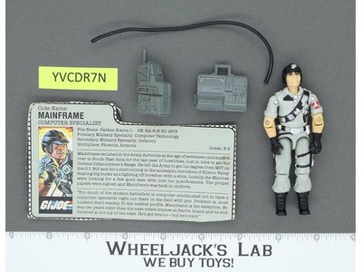 Mainframe V1 100% Complete G.I. Joe 1986 Hasbro Vintage Action Figure