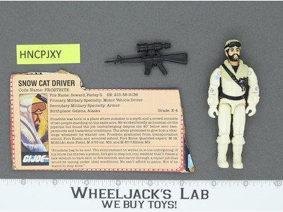 Frostbite V1 100% Complete G.I Joe 1985 Hasbro Vintage Action Figure