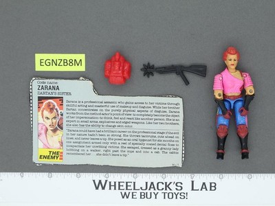 Zarana V1 100% Complete G.I. Joe 1986 Hasbro Vintage Action Figure