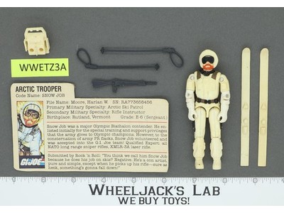Snow Job V1 100% Complete G.I. Joe 1983 Hasbro Vintage Action Figure