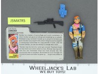 Zandar V1 100% Complete G.I. Joe 1986 Hasbro Vintage Action Figure