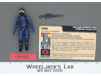 Cobra V1 Straight Arm 100% Complete G.I. Joe 1982 Hasbro Vintage Action Figure