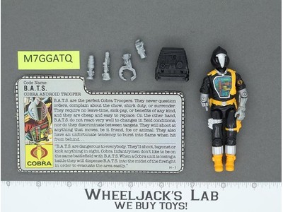 B.A.T.S. V1 100% Complete G.I. Joe 1986 Hasbro Vintage Action Figure