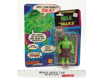 Electronic Hulk TALKS Marvel Super Heroes Toy Biz Figure 1991 MOSC New
