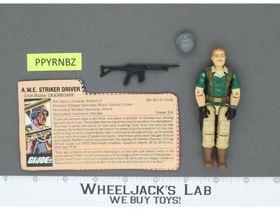 Crankcase V1 100% Complete G.I. Joe 1985 Hasbro Vintage Action Figure