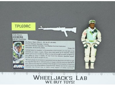 Iceberg V1 100% Complete G.I. Joe 1986 Hasbro Vintage Action Figure