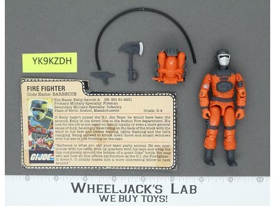 Barbecue V1 100% Complete G.I. Joe 1985 Hasbro Vintage Action Figure