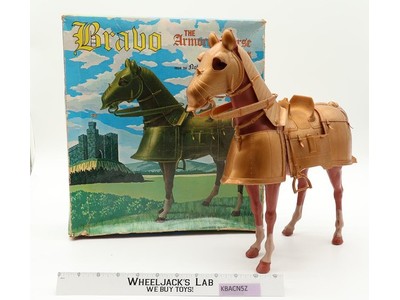 Bravo Armored Horse Noble Knight Series Complete 1960s Marx Vintage Figure