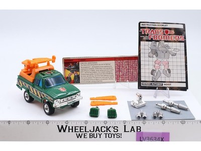 Hoist 100% Complete 1985 G1 Transformers Toyota Hi-Lux Truck Action Figure