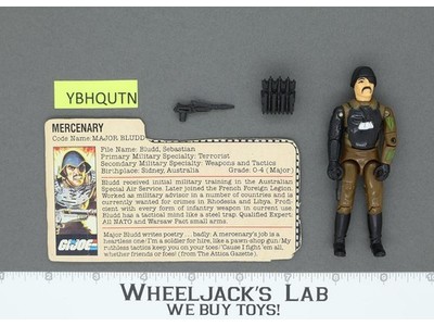 Major Bludd V1 100% Complete 1983 G.I. Joe Hasbro Vintage Action Figure