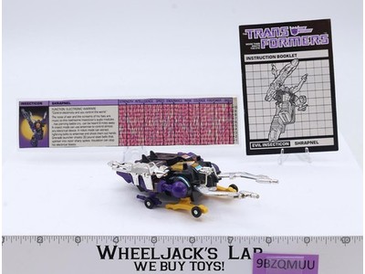 Shrapnel 100% Complete 1985 Vintage Hasbro G1 Transformers Action Figure