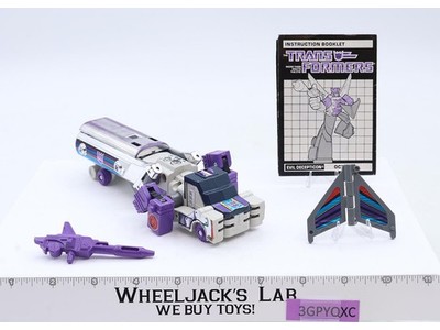Octane 100% Complete Vintage 1986 G1 Transformers Hasbro Action Figure