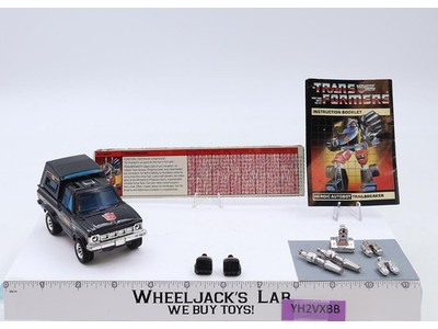 Trailbreaker 100% Complete 1985 Vintage G1 Transformers Action Figure NEAR MINT