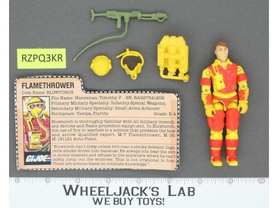 Blowtorch V1 100% Complete G.I. Joe 1984 Hasbro Vintage Action Figure