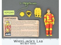 Blowtorch V1 100% Complete G.I. Joe 1984 Hasbro Vintage Action Figure
