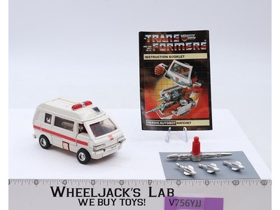 Ratchet 100% Complete 1985 Vintage Hasbro G1 Transformers Action Figure