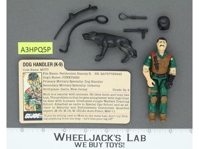 Mutt V1 100% Complete G.I. Joe 1984 Hasbro Vintage Action Figure