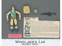 Airborne V1 100% Complete G.I. Joe 1983 Hasbro Vintage Action Figure