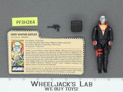 Destro V1 100% Complete G.I. Joe 1983 Hasbro Vintage Action Figure