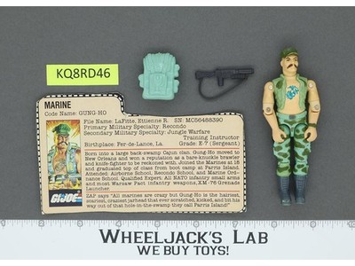 Gung Ho V1 100% Complete G.I. Joe 1983 Hasbro Vintage Figure