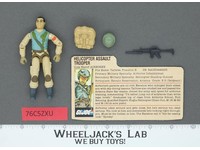 Airborne V1 100% Complete G.I. Joe 1983 Hasbro Vintage Action Figure