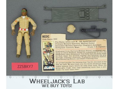 Doc V1 100% Complete G.I. Joe 1983 Hasbro Vintage Action Figure