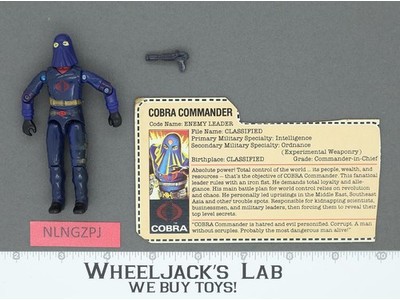Cobra Commander V2 100% Complete G.I. Joe 1984 Hasbro Vintage Figure