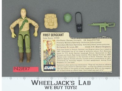 Duke V1 100% Complete G.I. Joe 1983 Hasbro Vintage Action Figure