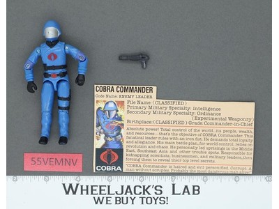 Cobra Commander V1.5 100% Complete 1983 G.I. Joe Hasbro Vintage Action Figure