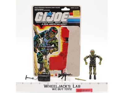 Hit & Run V1 100% Complete W/34 Cardback & Bubbles 1988 GI Joe ARAH Vintage