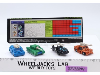 Military Patrol Micromaster 100% Complete 1990 G1 Transformers Action Figure