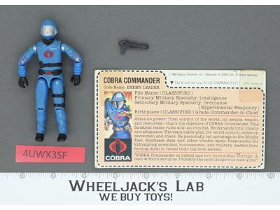 Cobra Commander V1.5 100% Complete 1983 G.I. Joe Hasbro Vintage Action Figure